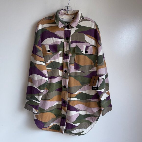 NWT DAKINE Camo Shirt Jacket Shacket Men's Small Summit - Picture 1 of 11
